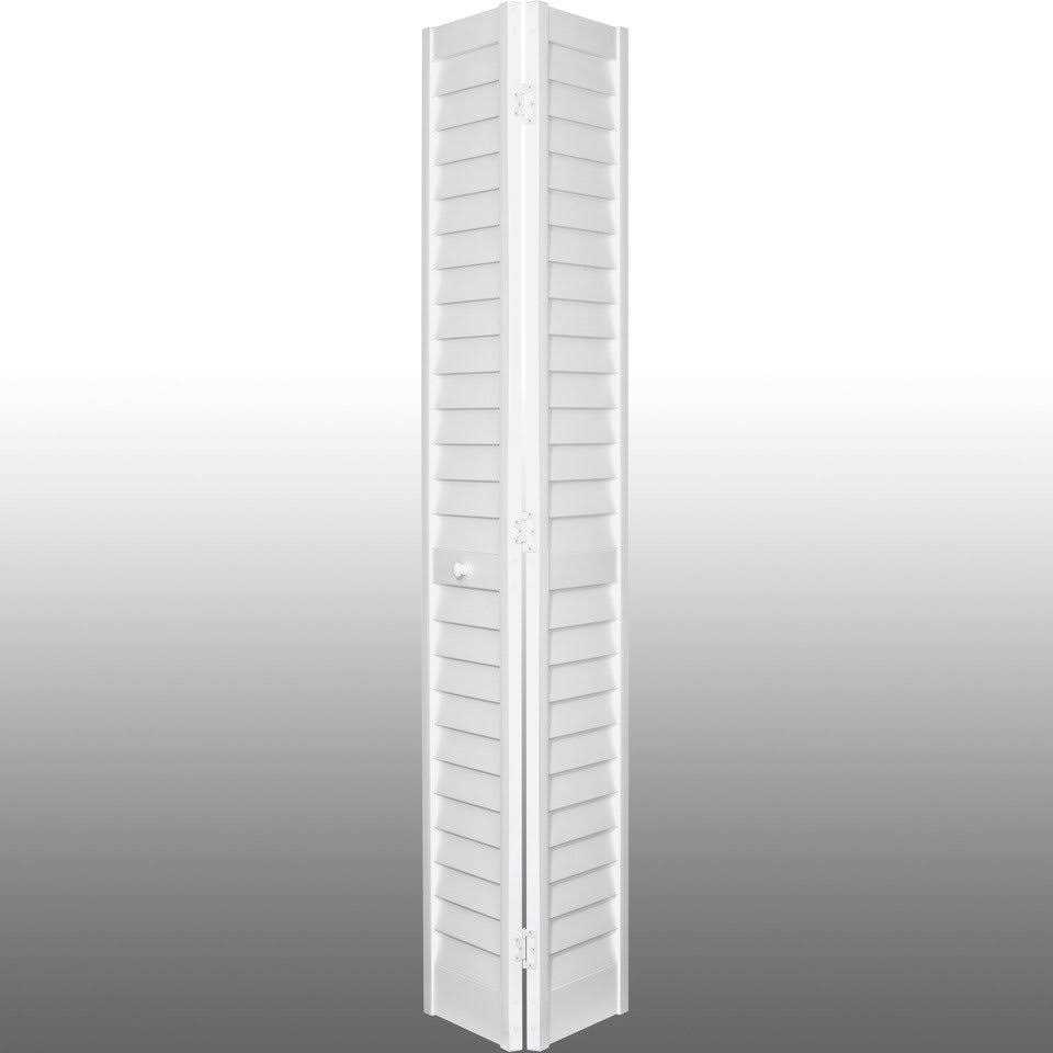 Louvered Pvc/Vinyl Bi-Fold Door Home Fashion Technologies Finish - Cheap Fitting