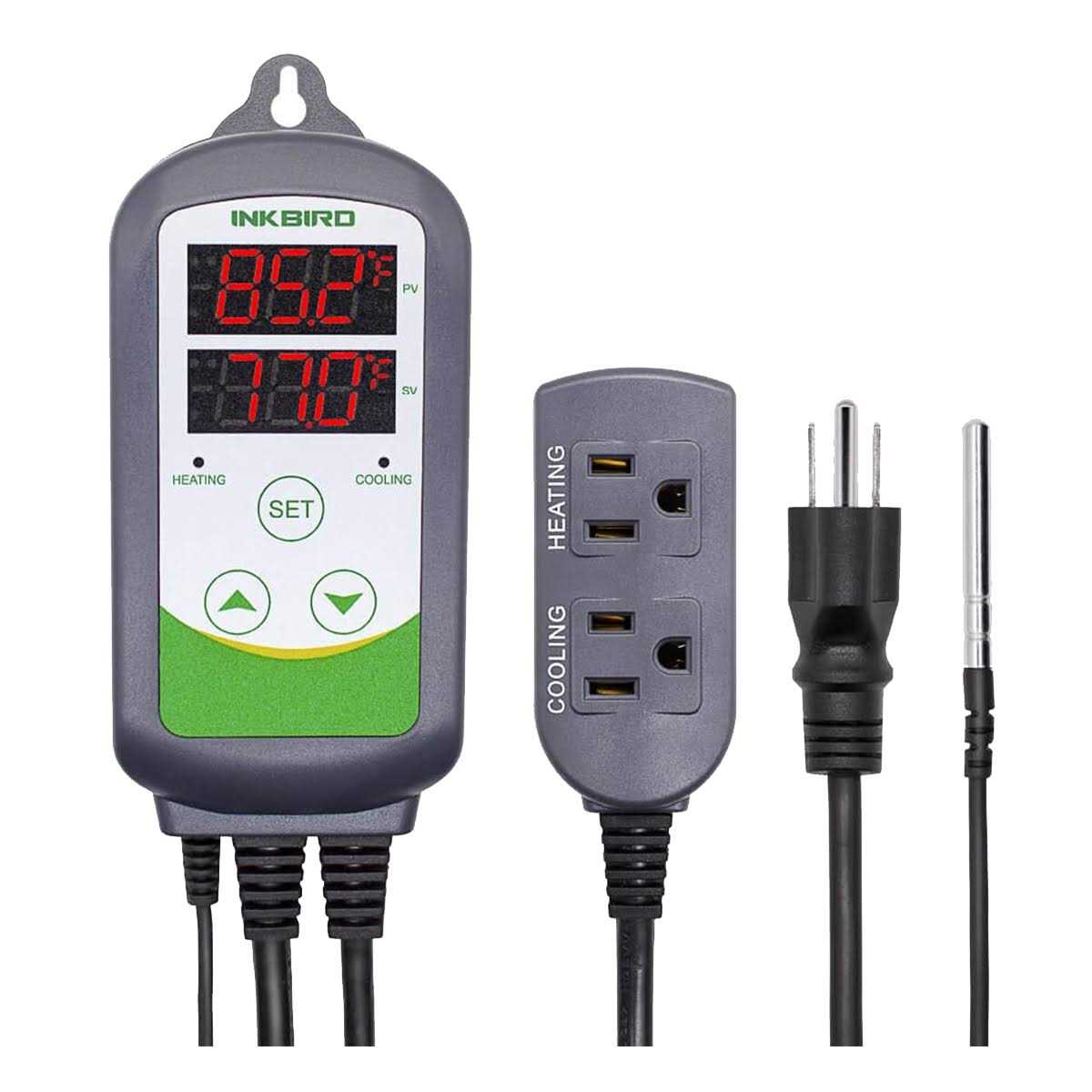 Inkbird ITC-308 Digital Temperature Controller Thermostat and - Cheap Fitting
