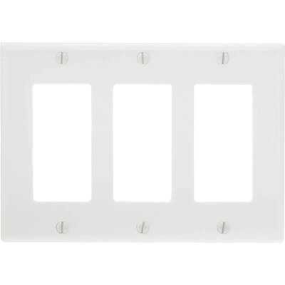 Leviton 80409-W Decora 2-Gang Wallplate - Cheap Fitting