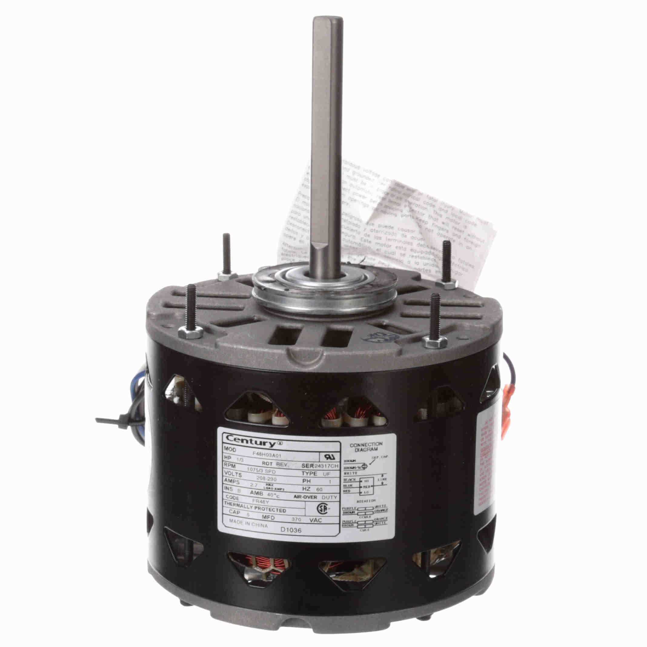 Century Motor Psc 1/3 Hp D1036 - Cheap Fitting