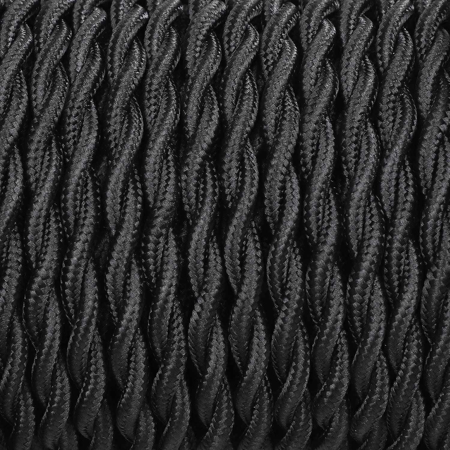 50ft Twisted Cloth Covered Wire Carry360 Antique Industrial Electronic Wire - Cheap Fitting