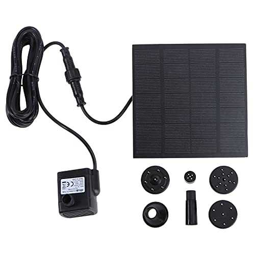 UEETEK 1.2W 7V 180L/H Solar Power Water Pump Garden Fountain Subme - Cheap Fitting