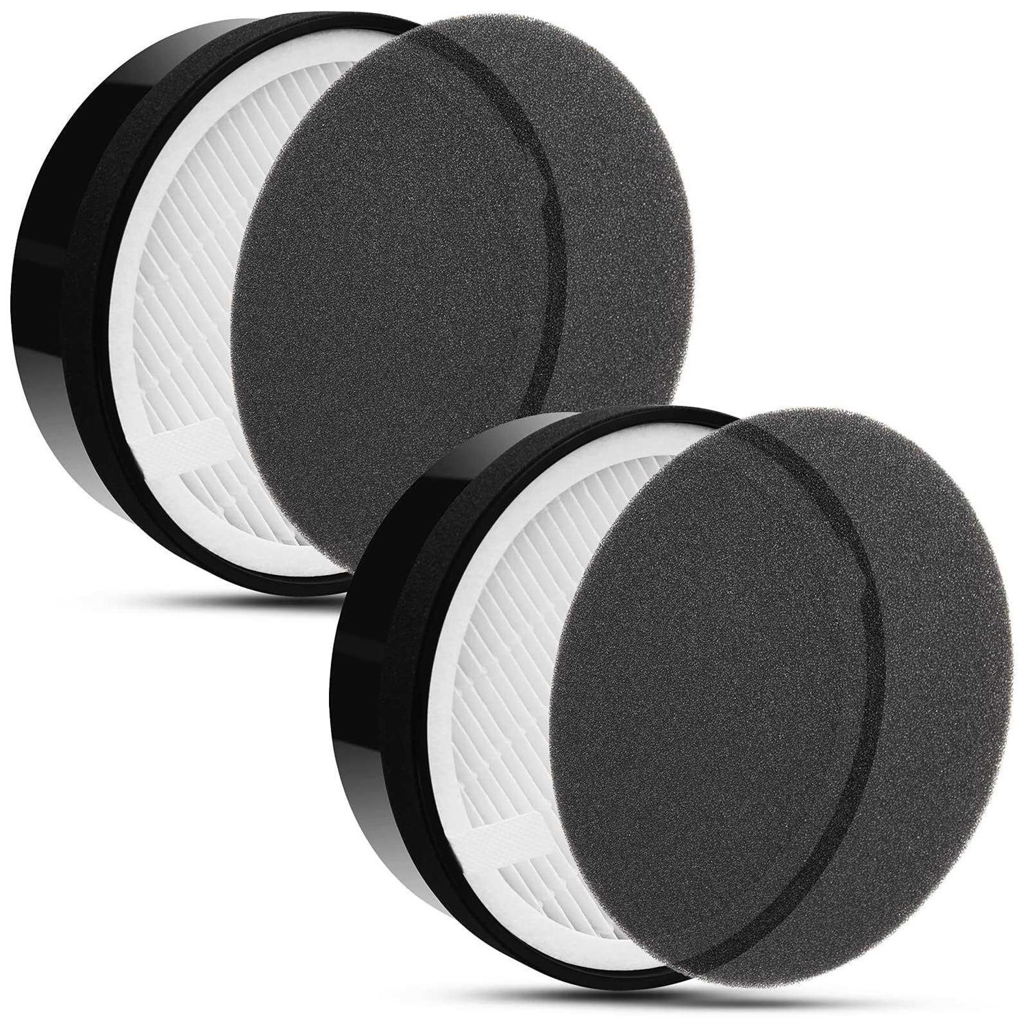 2 Pack LV-H132 Air Purifier Replacement Filter Compatible with LEVOIT LV-H132-RF Air Purifier H13 True HEPA Air Filter Replacement 3-In-1 Filtration - Cheap Fitting
