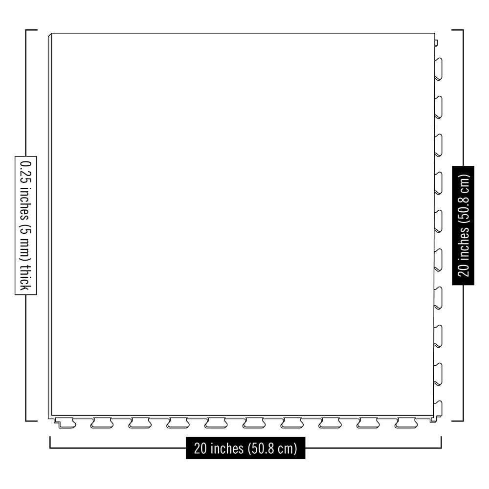 Perfection Floor Tile Satin 0.05-mil x 20-in W x 20-in L Water Resistant Interlocking Luxury Vinyl Tile Flooring NS585RS55 - Cheap Fitting