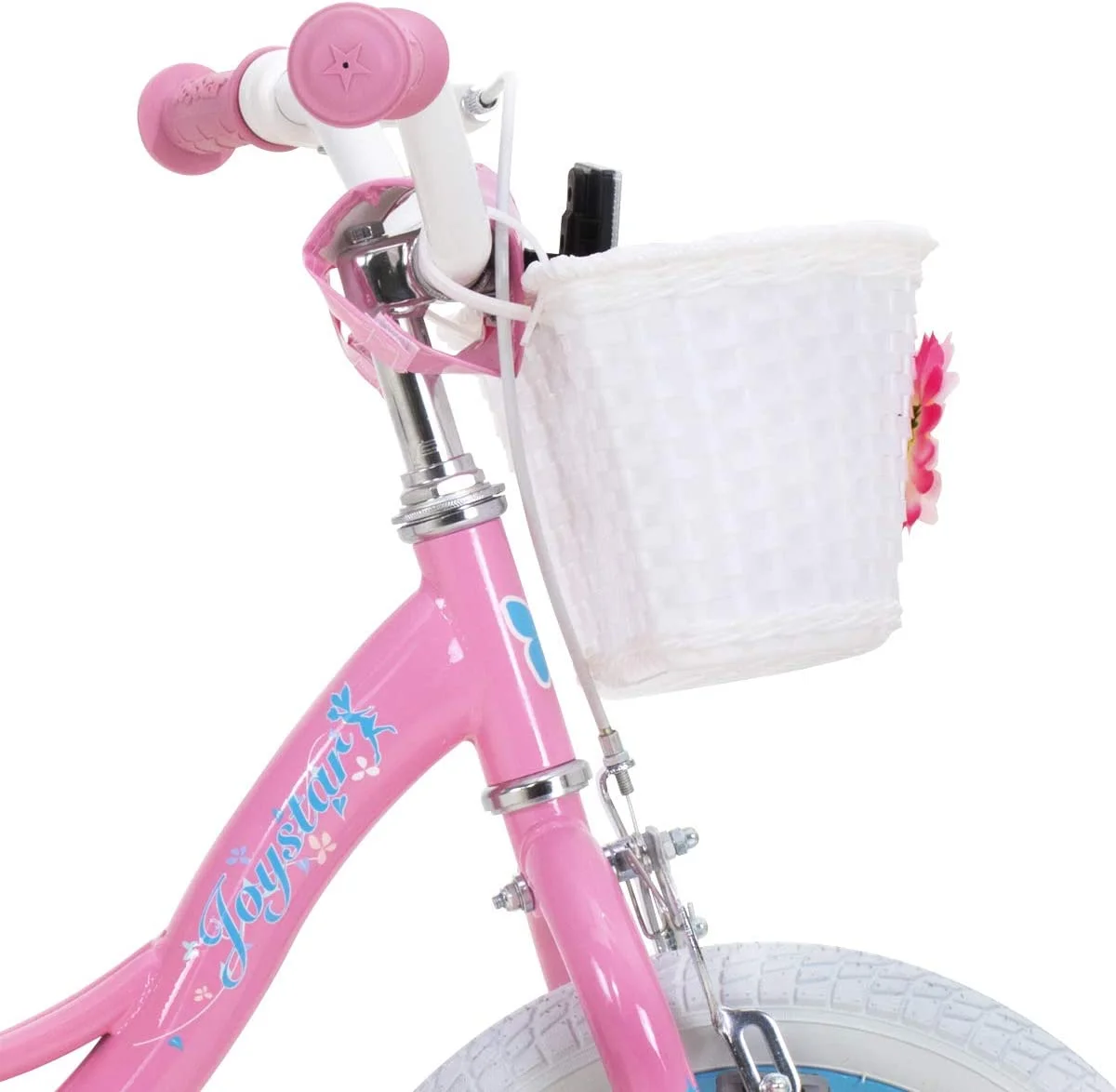 JOYSTAR Fairy Girls Bike for Toddlers and Kids Ages 5-9 Years Old Kids, 18 inch Wheels .Training Wheels Included,Pink - Cheap Fitting