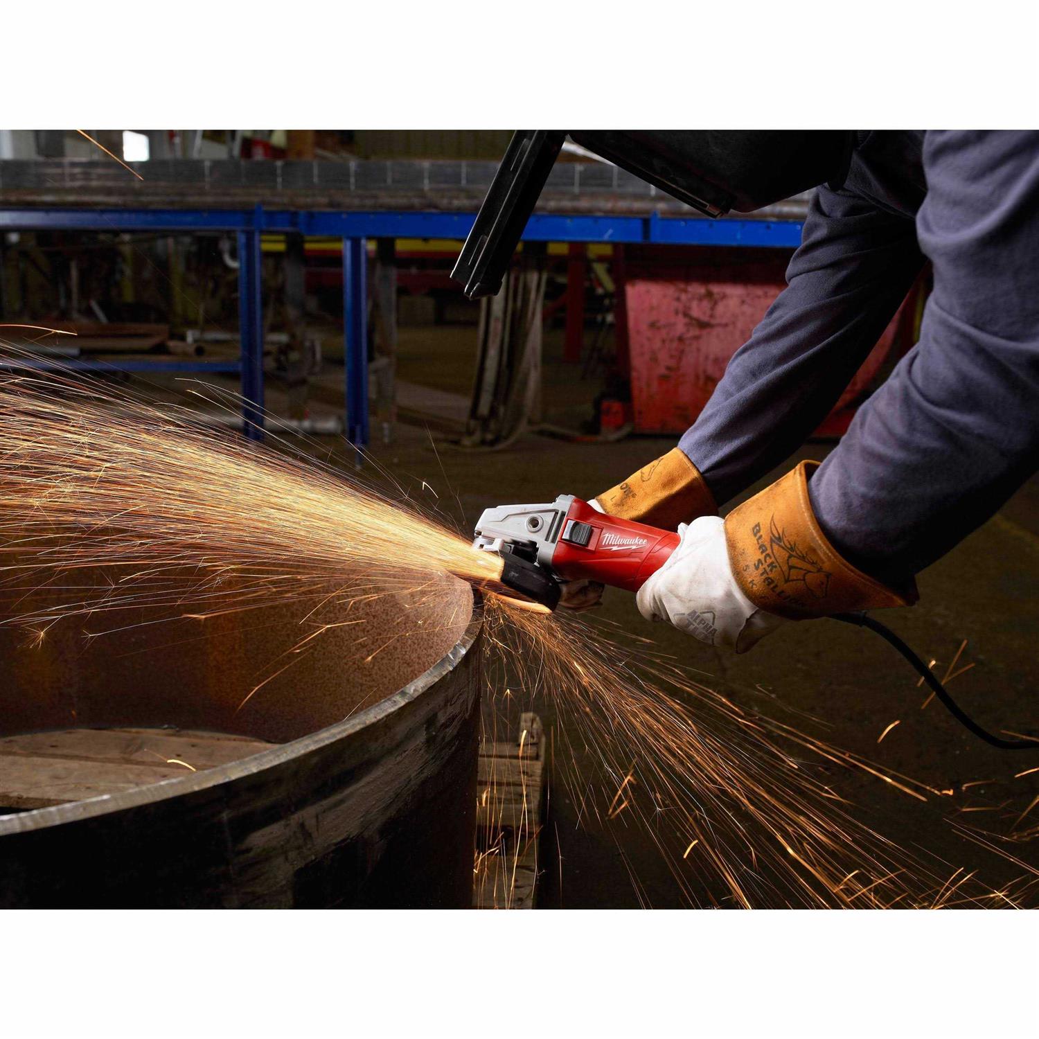 Milwaukee 6146-33 11 Amp 4-1/2 Small Angle Grinder Slide - Cheap Fitting