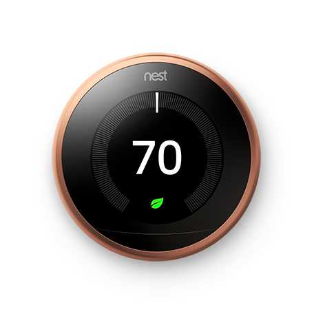 Google Nest Learning Thermostat Copper T3007ES - Cheap Fitting