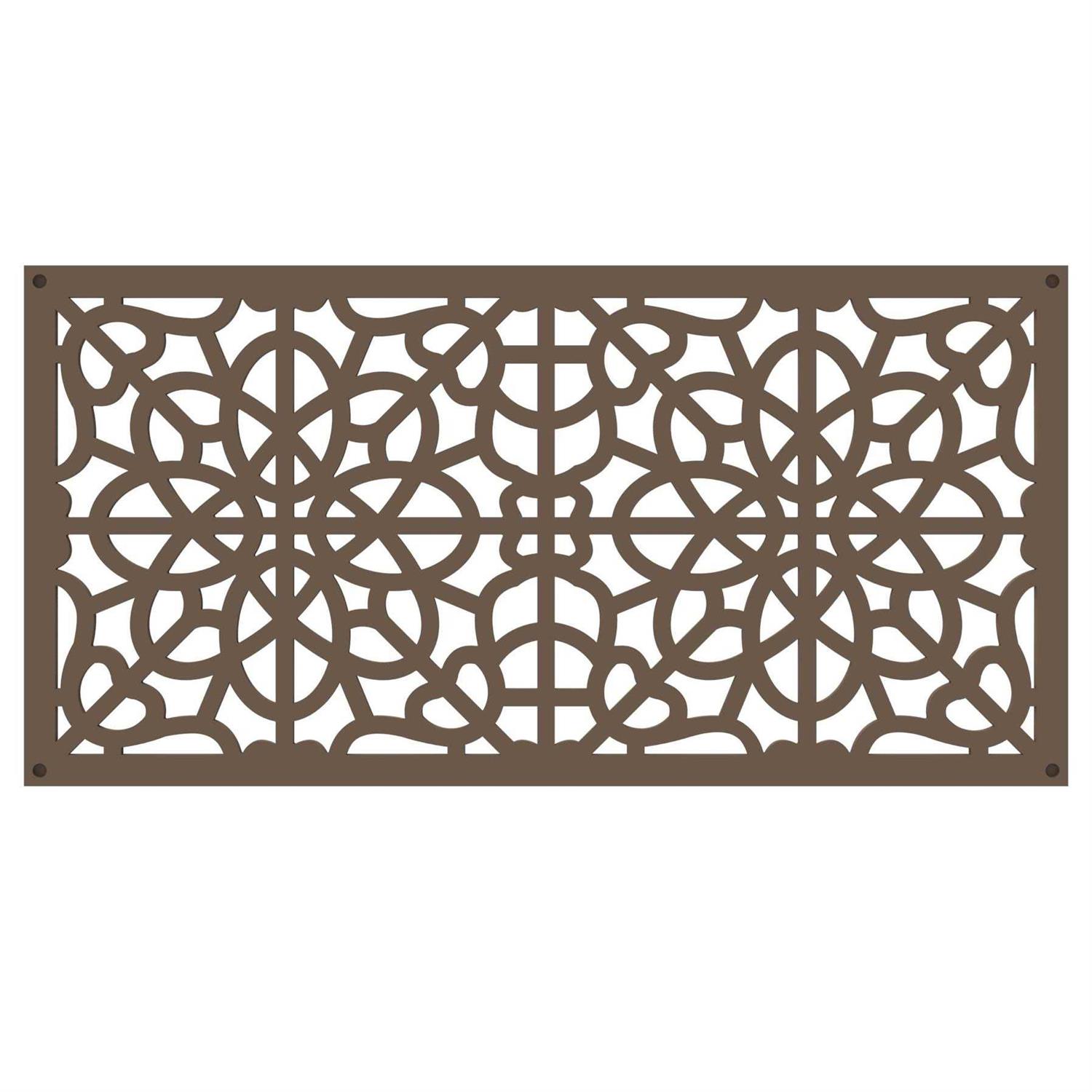Barrette Outdoor Living 2 ft. x 4 ft. Decorative Screen Panel - Cheap Fitting