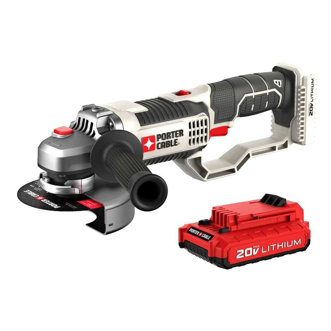 Porter-cable 20V Cordless Grinder with 2Ah Battery - Cheap Fitting