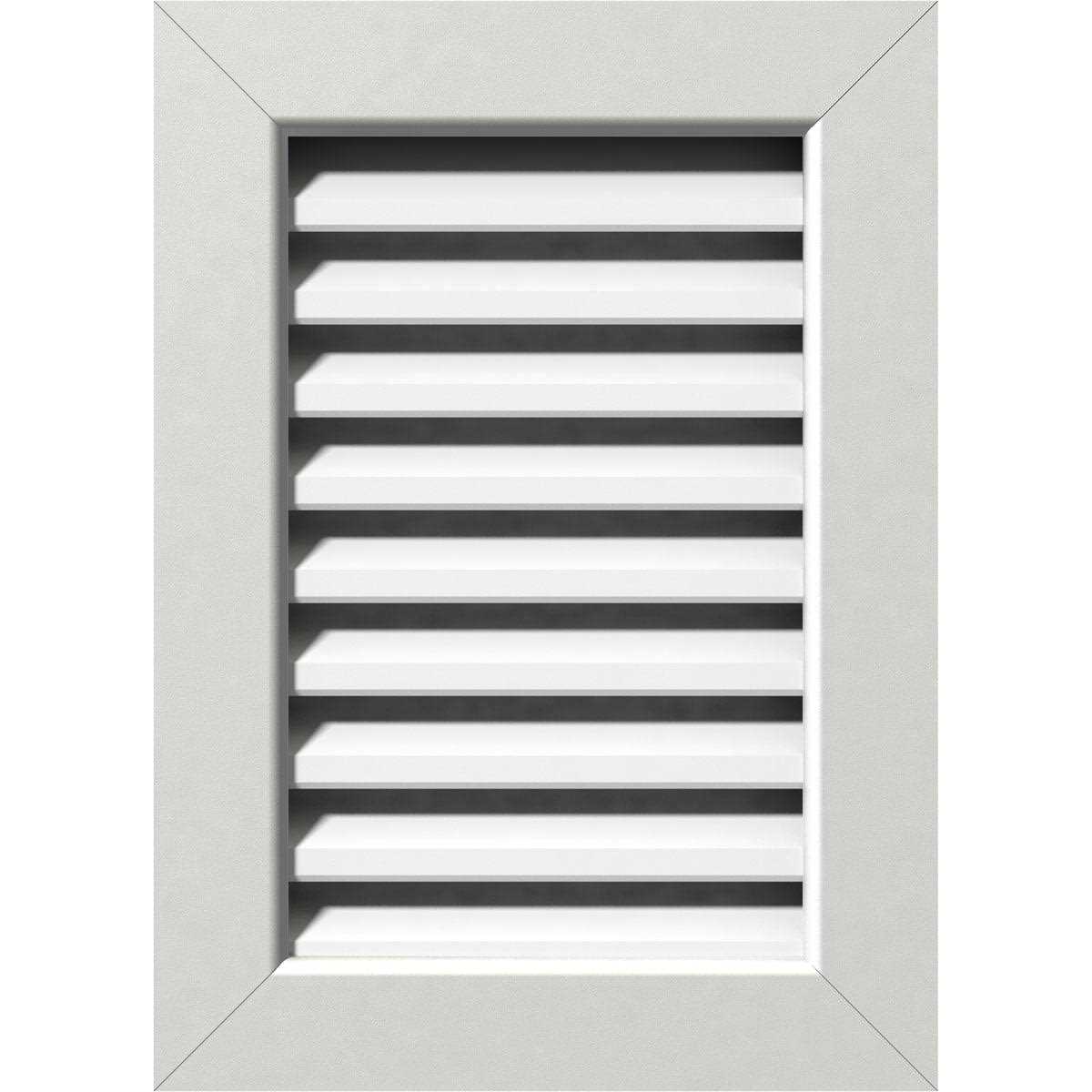 Ekena Millwork GVPVE Rectangle Gable Vent Functional - Cheap Fitting