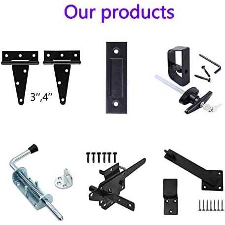 Aiwaiufu Flip Latch Barn Door Fence Gate Latch Lock - Cheap Fitting