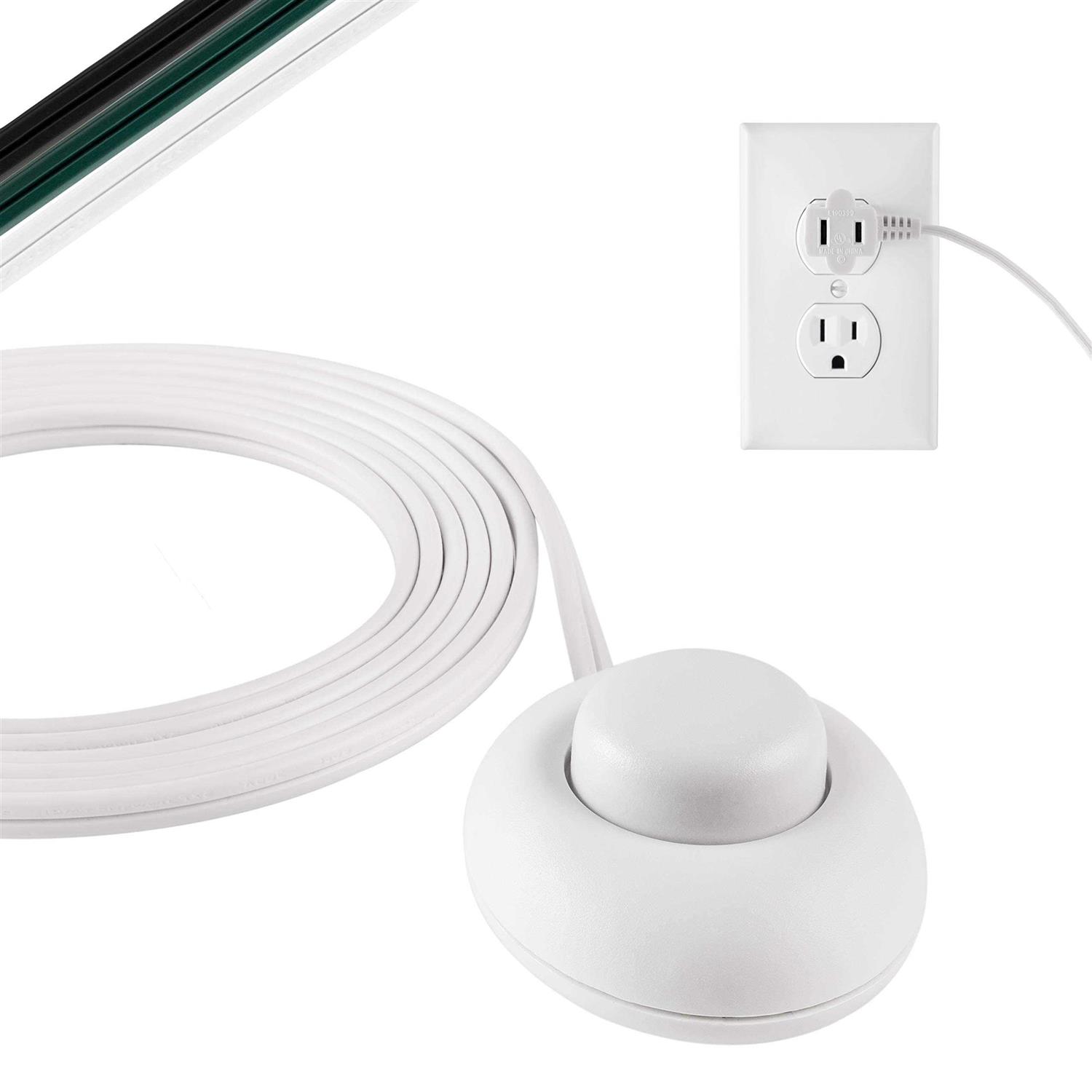 Philips Accessories White Philips Plug-in Foots 9 Ft Long Cord - Cheap Fitting