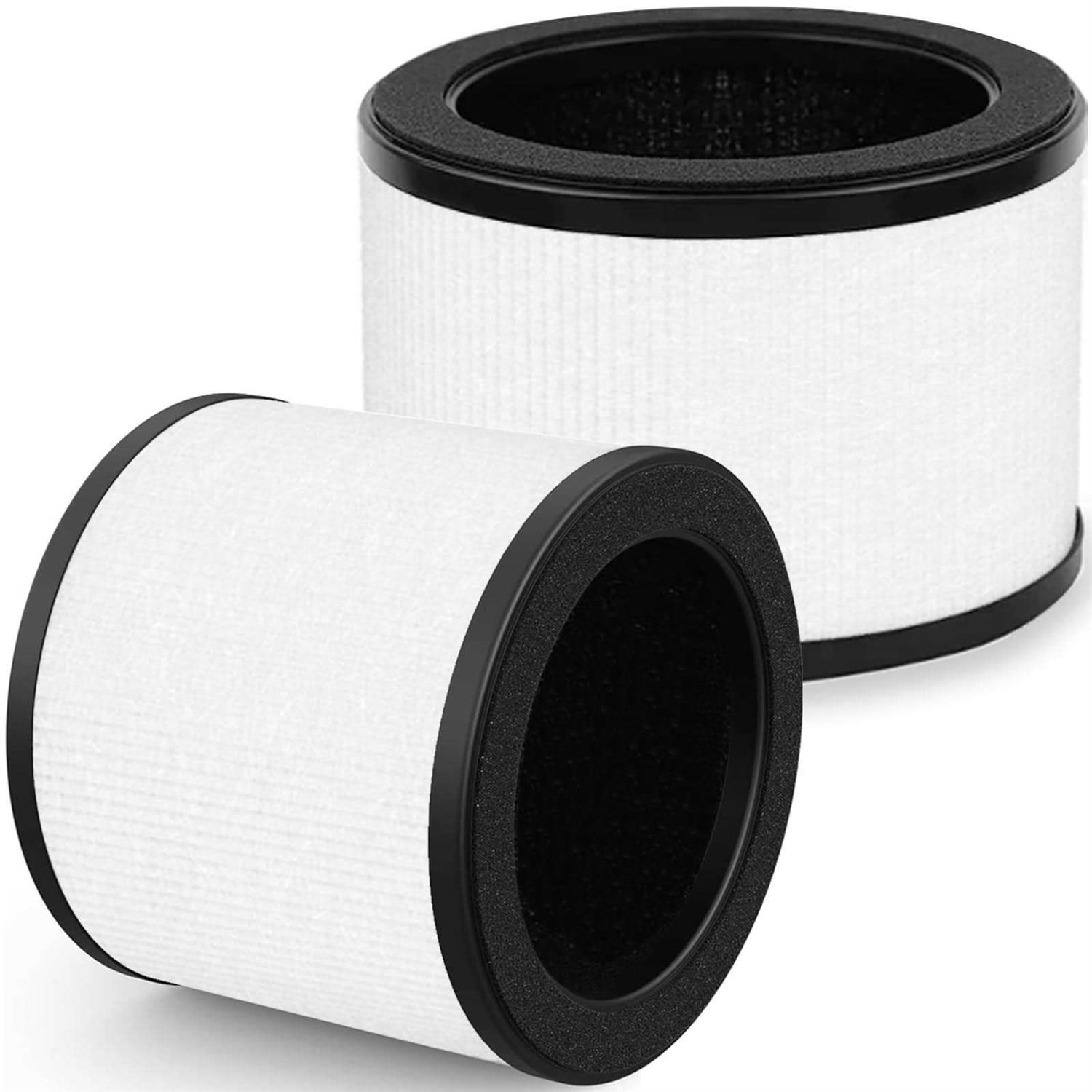 2 pack TZ-K1 Replacement Filter for ToLife TZ-K1 Air Purifi-ers and fit for AROEVE MK01 MK06 Air Purifi-ers,3-in-1 H13 True HEPA Filter,Activated - Cheap Fitting
