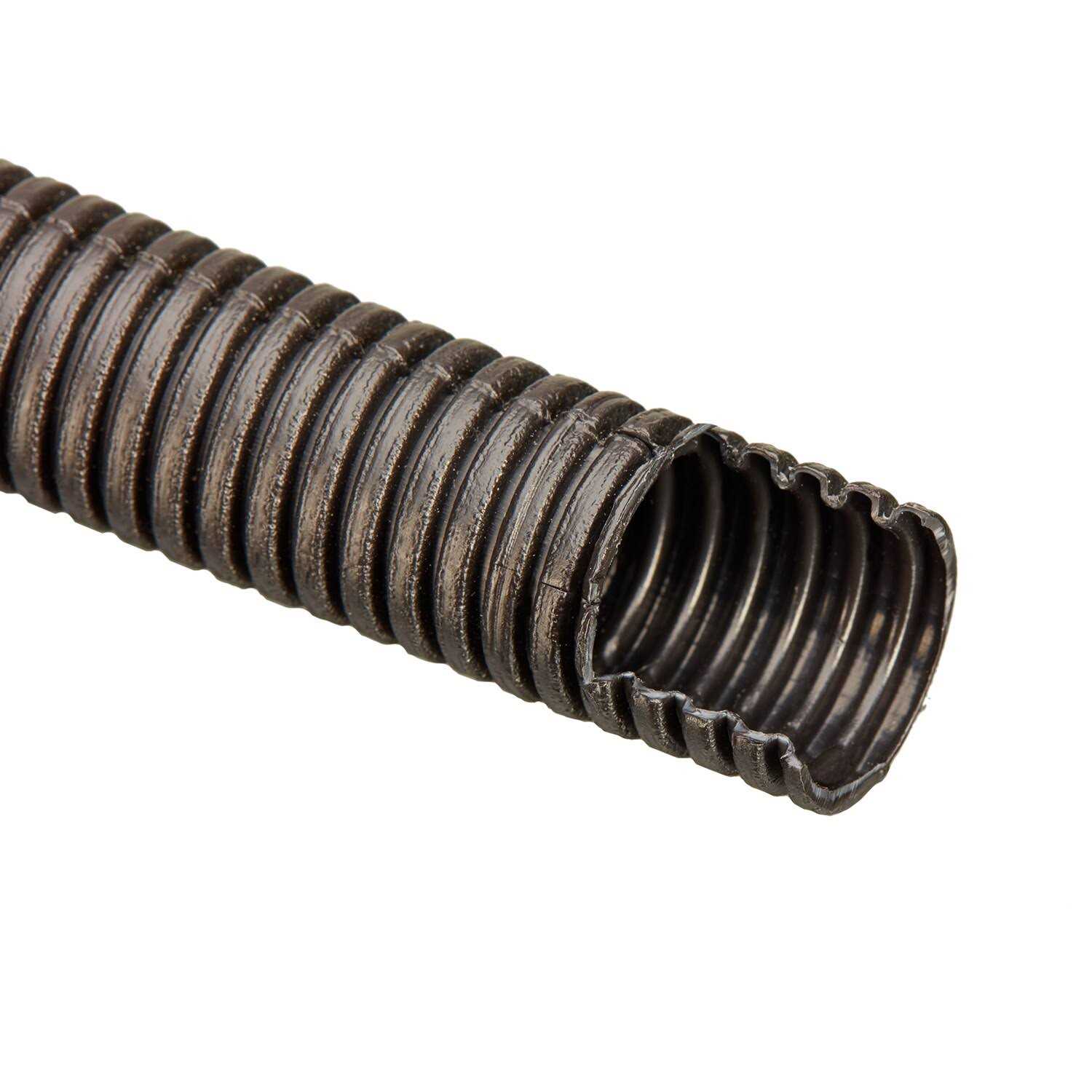 HYDROMAXX Flexible Polyethylene LDPE Non-Split Corrugated Wire Loom Tubing - Cheap Fitting