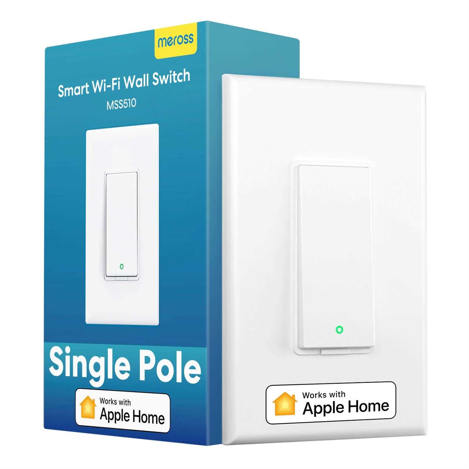 Meross Smart Light Switch Supports Apple HomeKit Siri Alexa Google Assistant & SmartThings - Cheap Fitting