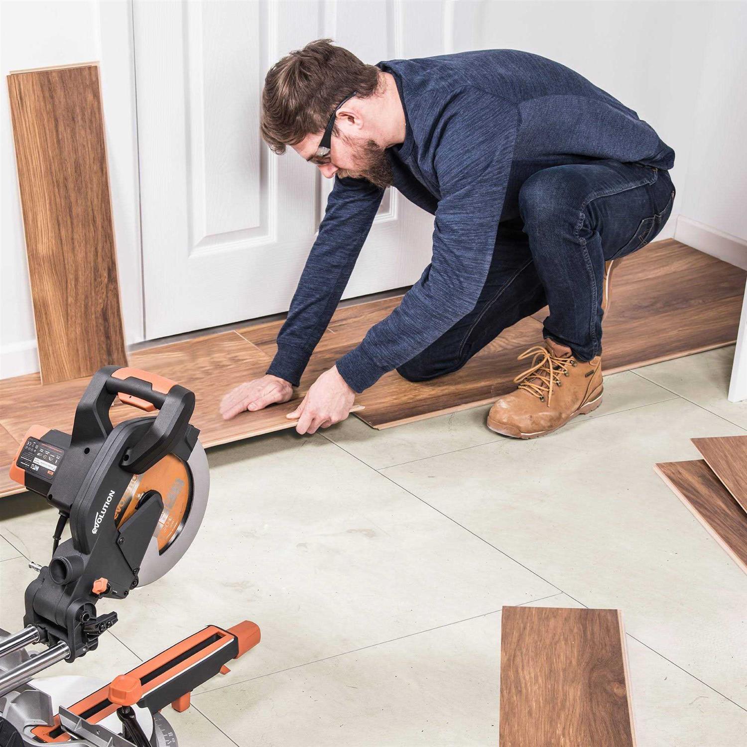 Evolution Power Tools R185SMS+ 7-1/4 Multi-Material Compound Sliding Miter Saw - Cheap Fitting