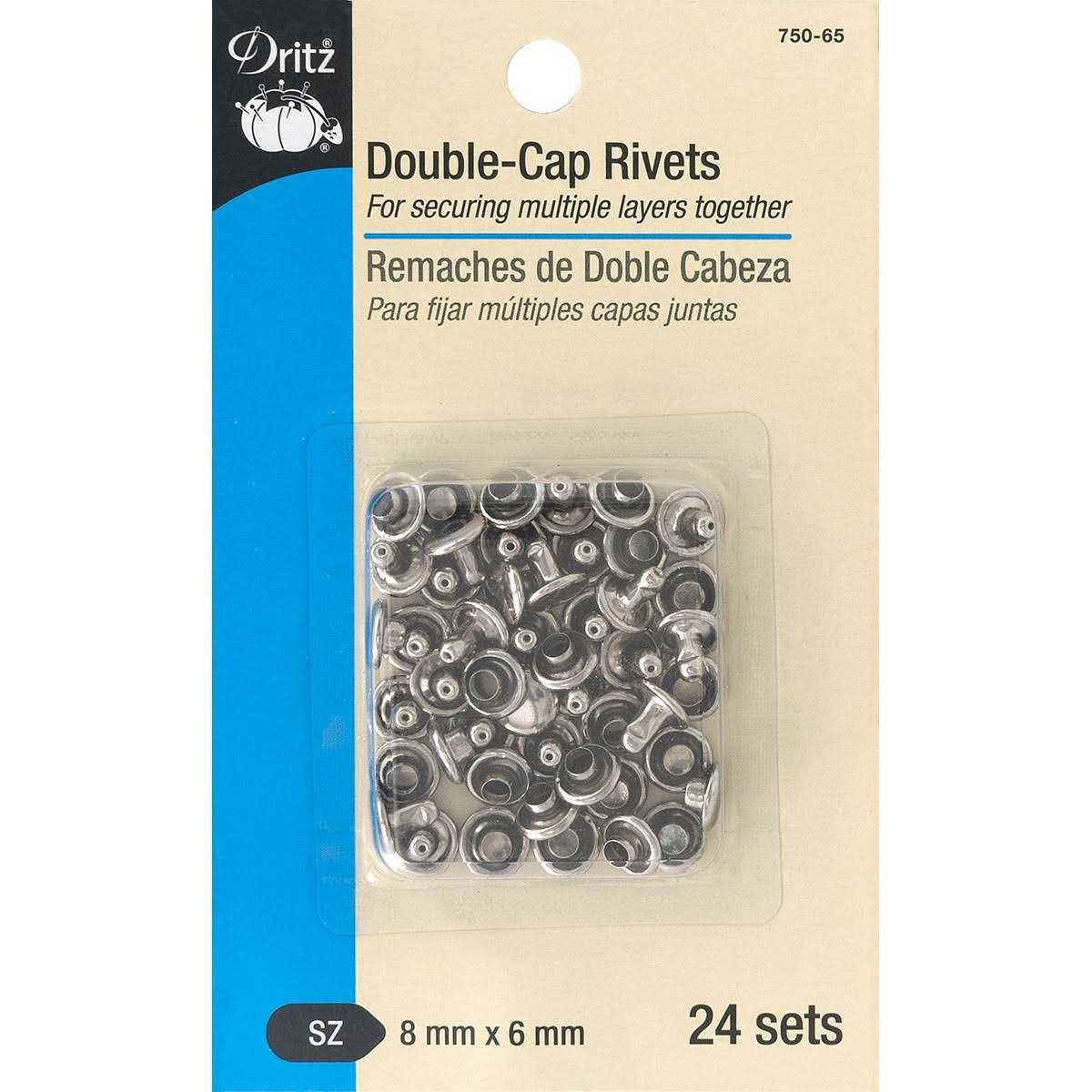 Dritz Double-Cap Rivets - Cheap Fitting