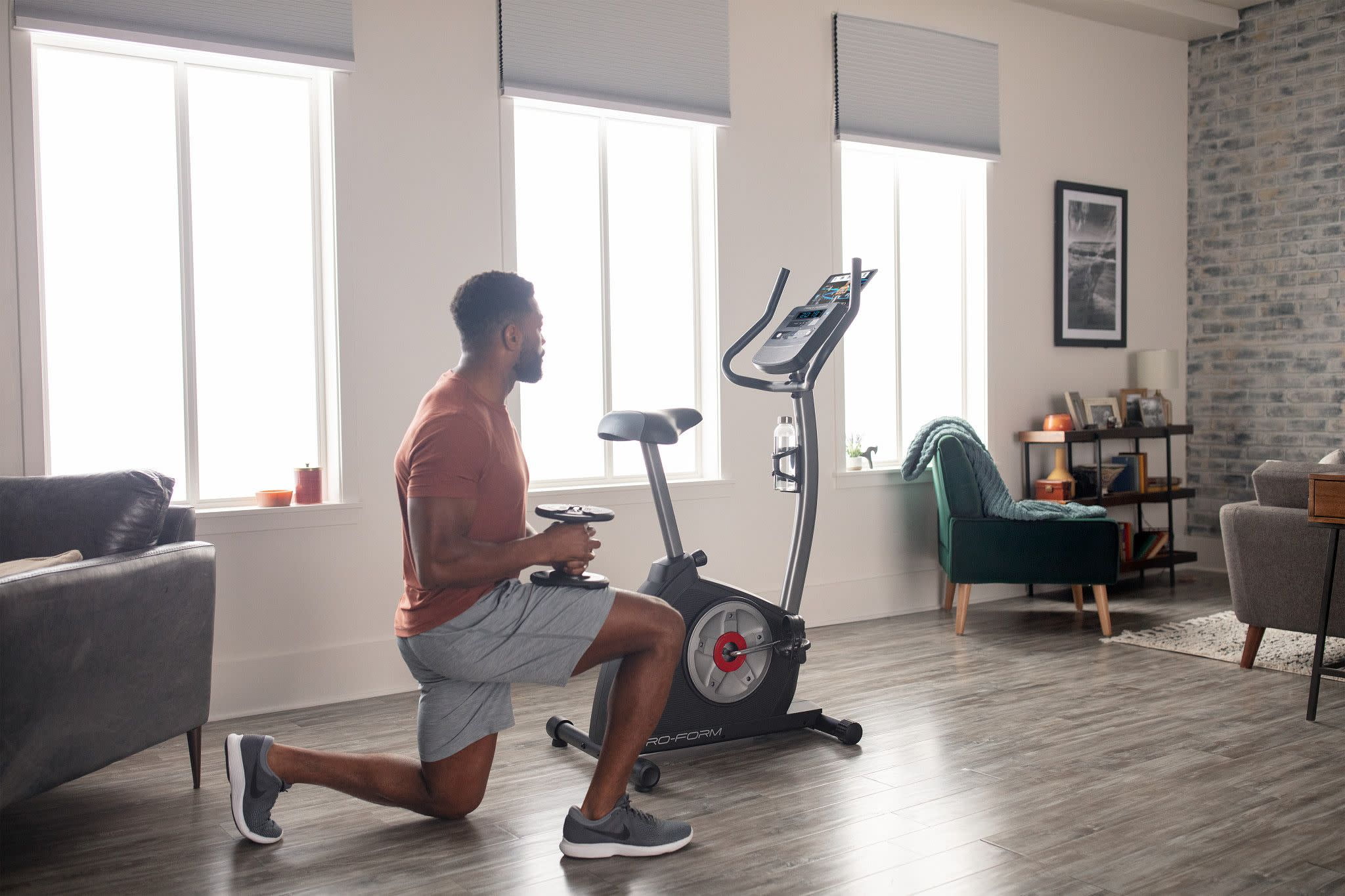 ProForm Cycle Trainer 300 Ci Upright Stationary Exercise Bike, Compatible with iFIT Personal Training - Cheap Fitting