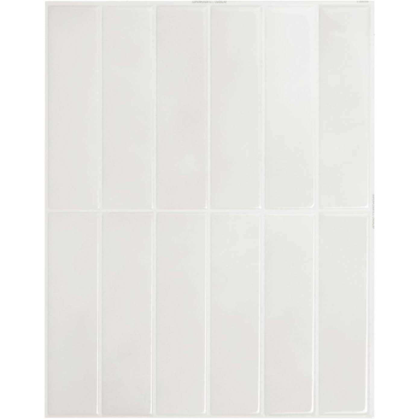 Smart Tiles Peel and Stick Backsplash 5 Sheets of 11.43 x 9 - Cheap Fitting