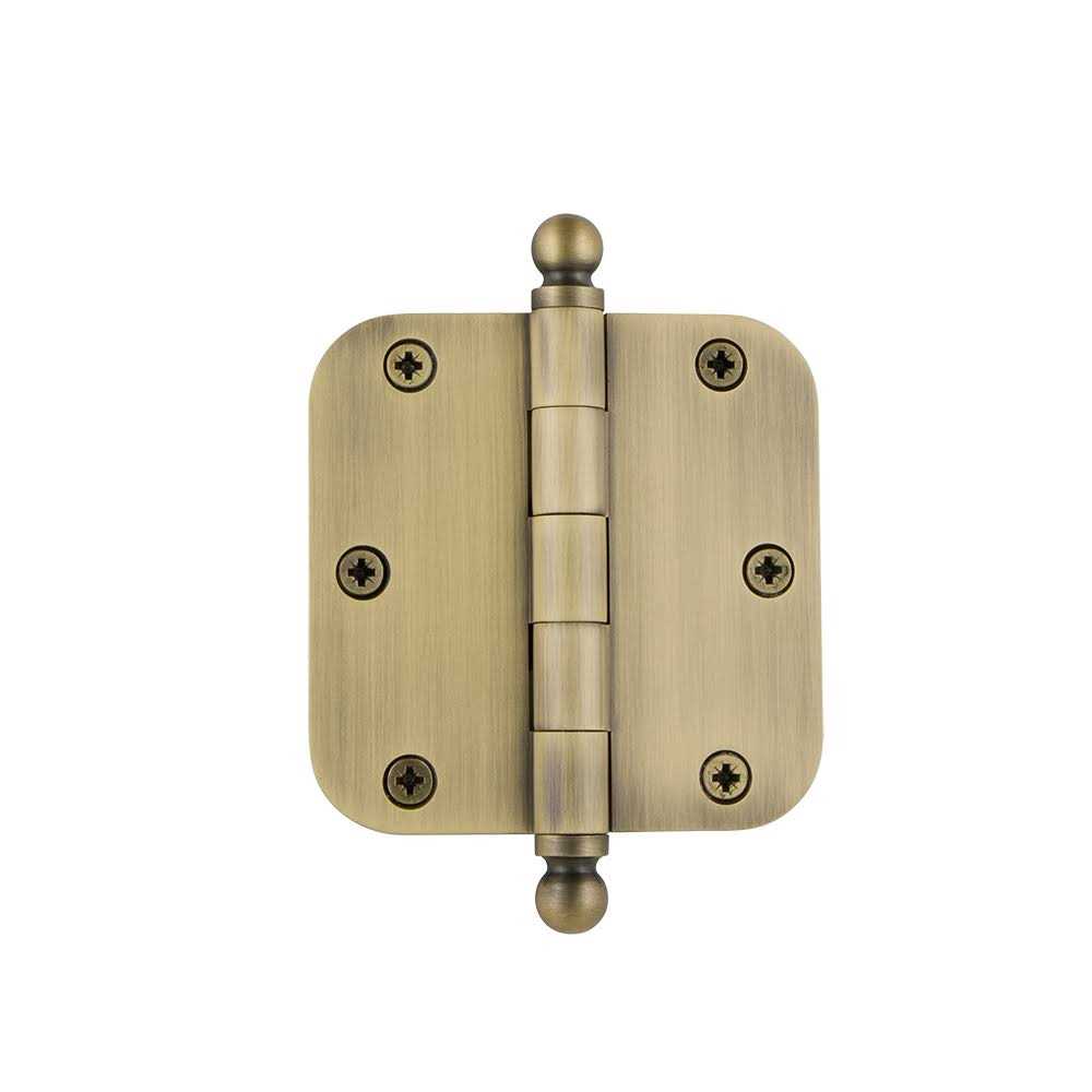 Nostalgic Warehouse Ball Tip Residential Square Hinge - Cheap Fitting