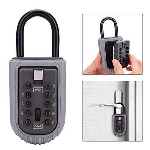 ccyx key lock box,realtor key lock box safe lockbox 10-digit push button combination safe vault - Cheap Fitting