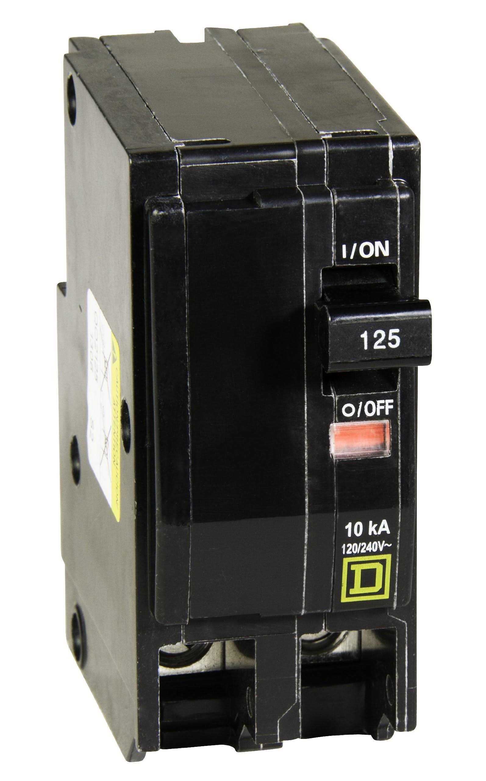 Square D QO 125 Amp 2-Pole Circuit Breaker QO2125CP - Cheap Fitting