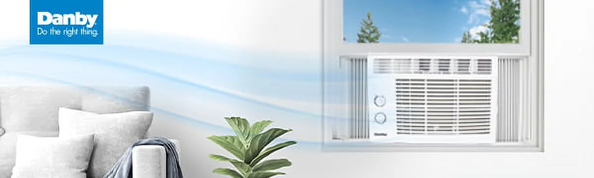 Danby DAC050MB1WDB 5000 BTU Window AC in White - Cheap Fitting