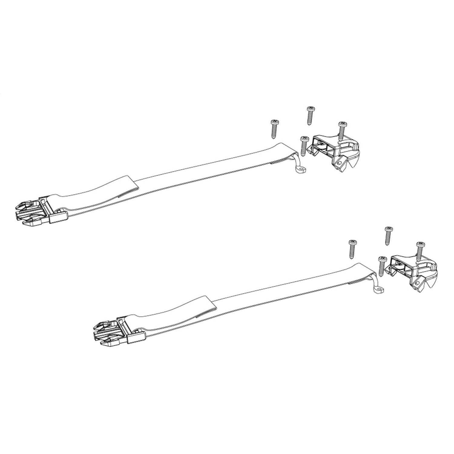 BAK Industries PARTS-356A0003 Bakflip Buckle Kit - Cheap Fitting