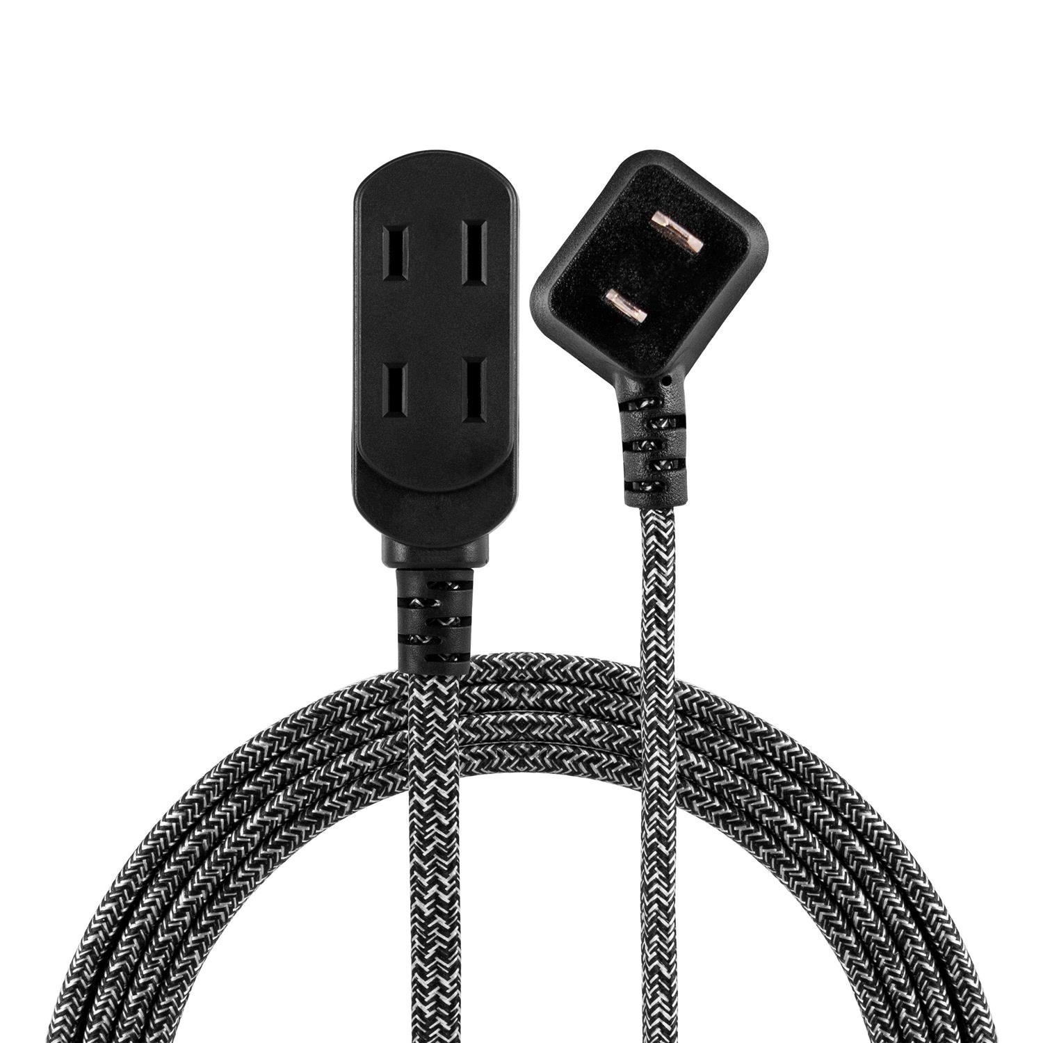 Cordinate Designer Extension Cord 3-Outlet Gray - Cheap Fitting