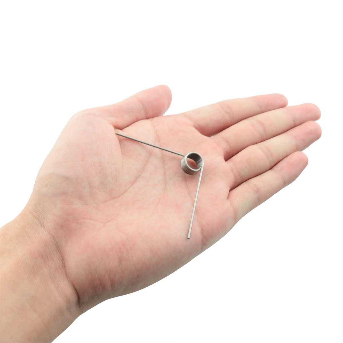 Dghaop 10pcs Stainless Steel Small Torsion Spring 50mm 90 Degree Torsi	Dghaop 10pcs Stainless Steel Small Torsion Spring 50mm 90 Degree Torsi - Cheap Fitting