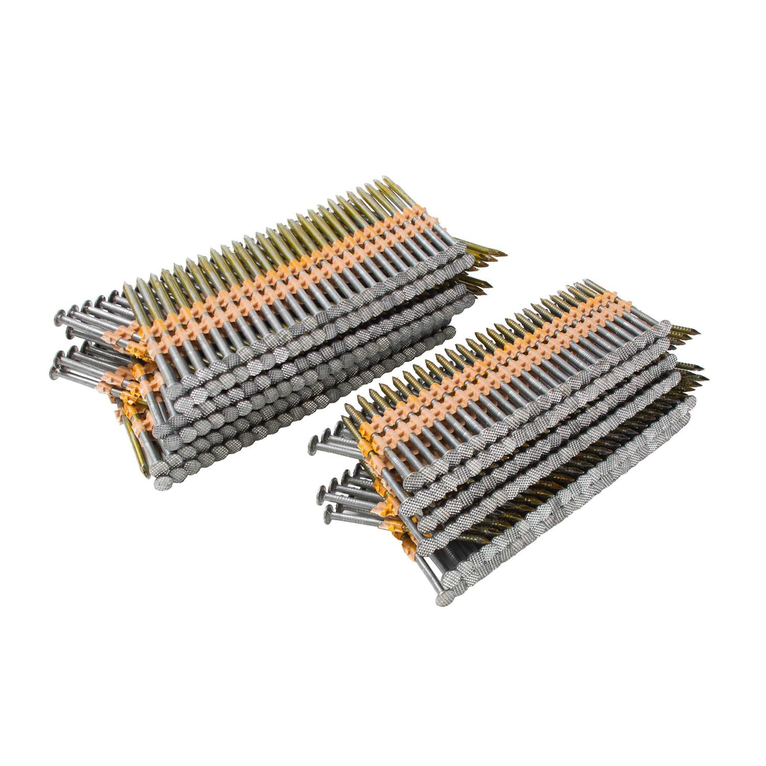 Craftsman Angled Strip Framing Nails 21 Deg. Smooth Shank 1000 Pk – Pack of 1 - Cheap Fitting