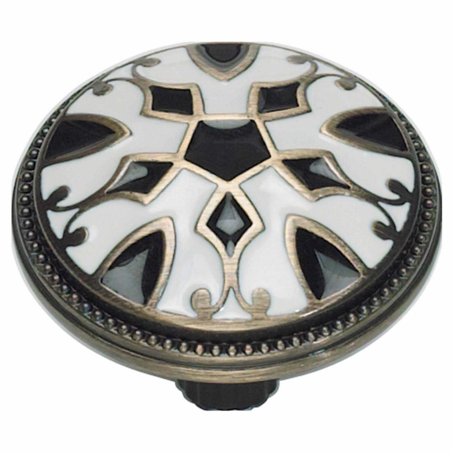 Atlas Homewares 3186-B-W Canterbury Knob - Cheap Fitting