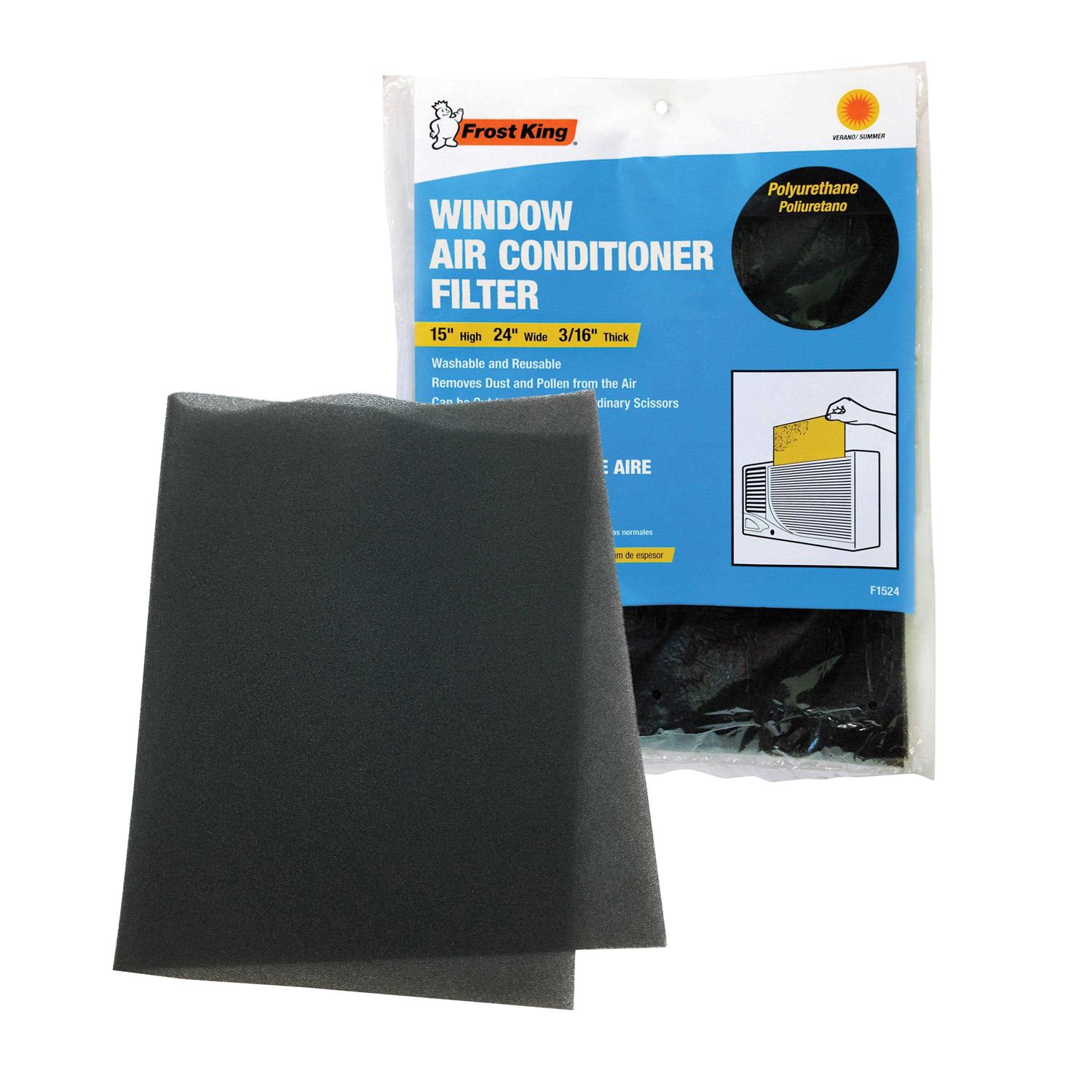 Frost King 15 x 24 x 3/16 Air Conditioner Foam Filter - Cheap Fitting