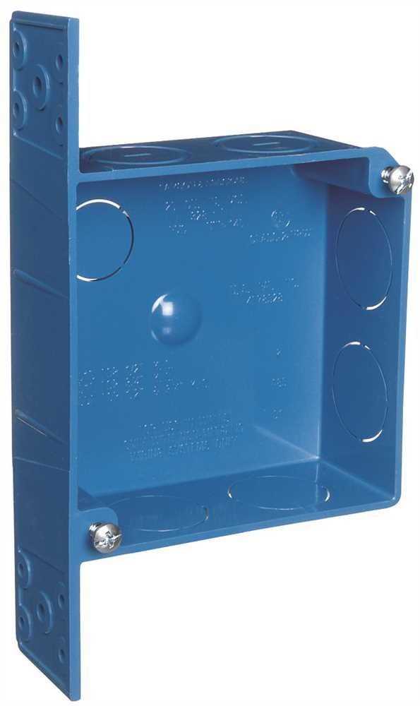 Carlon A521DE Blue ENT Switch and Outlet Box 2-Gang 20 cu - Cheap Fitting