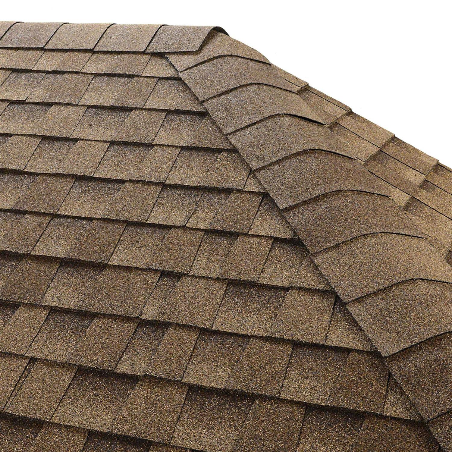 GAF Timbertex Double-Layer Hip and Ridge Cap Roofing Shingles - Cheap Fitting