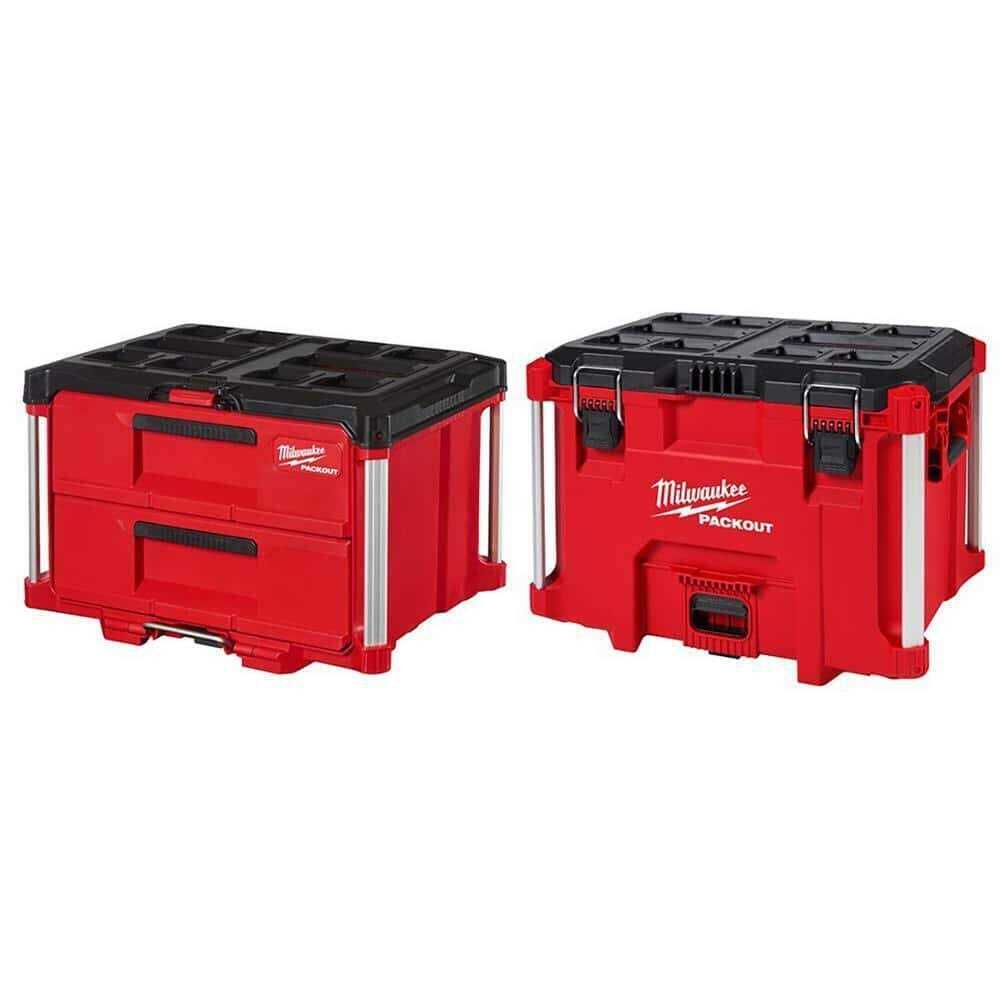 Milwaukee PACKOUT 2 Drawer Tool Box - Cheap Fitting