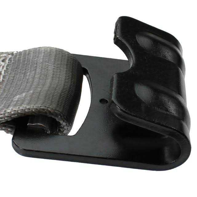 US Cargo Control Blackline 4 x 30′ Winch Strap w/ 20,000 lb Flat Hook	US Cargo Control Blackline 4 x 30′ Winch Strap w/ 20,000 lb Flat Hook - Cheap Fitting