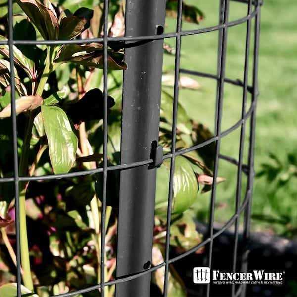 Fencer Wire 16 Gauge Green Vinyl Coated Welded Wire Mesh Size 2 Inch x 3 Inch - Cheap Fitting