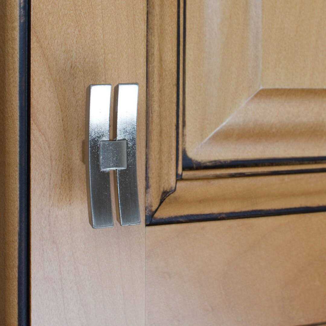 GlideRite 1-7/8 in. Industrial Dual Bar Cabinet Knobs - Cheap Fitting