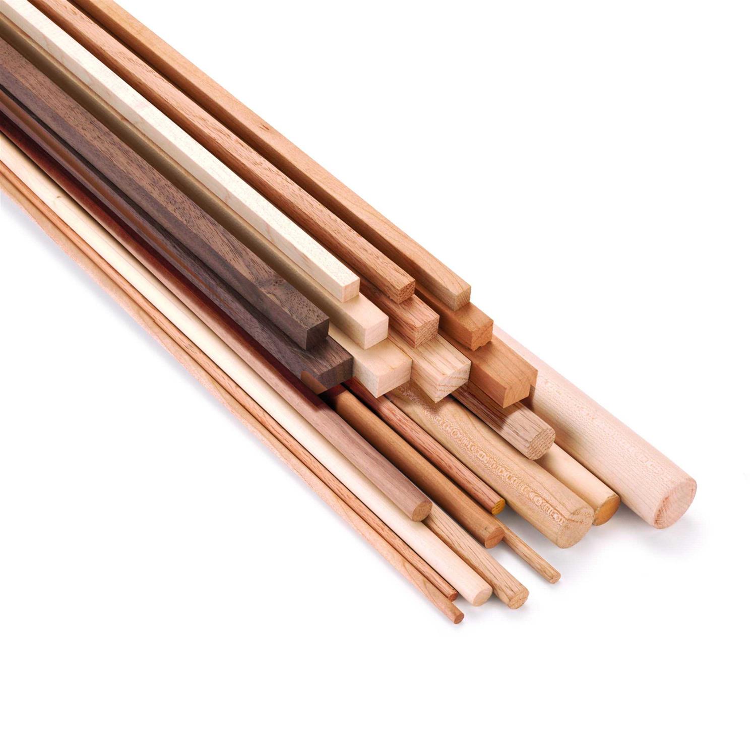 Cindoco Walnut Dowel Square	Cindoco Walnut Dowel Square - Cheap Fitting