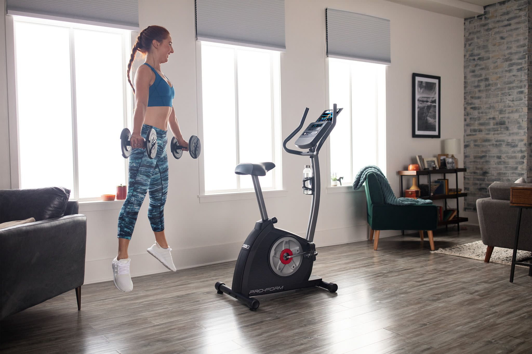 ProForm Cycle Trainer 300 Ci Upright Stationary Exercise Bike, Compatible with iFIT Personal Training - Cheap Fitting