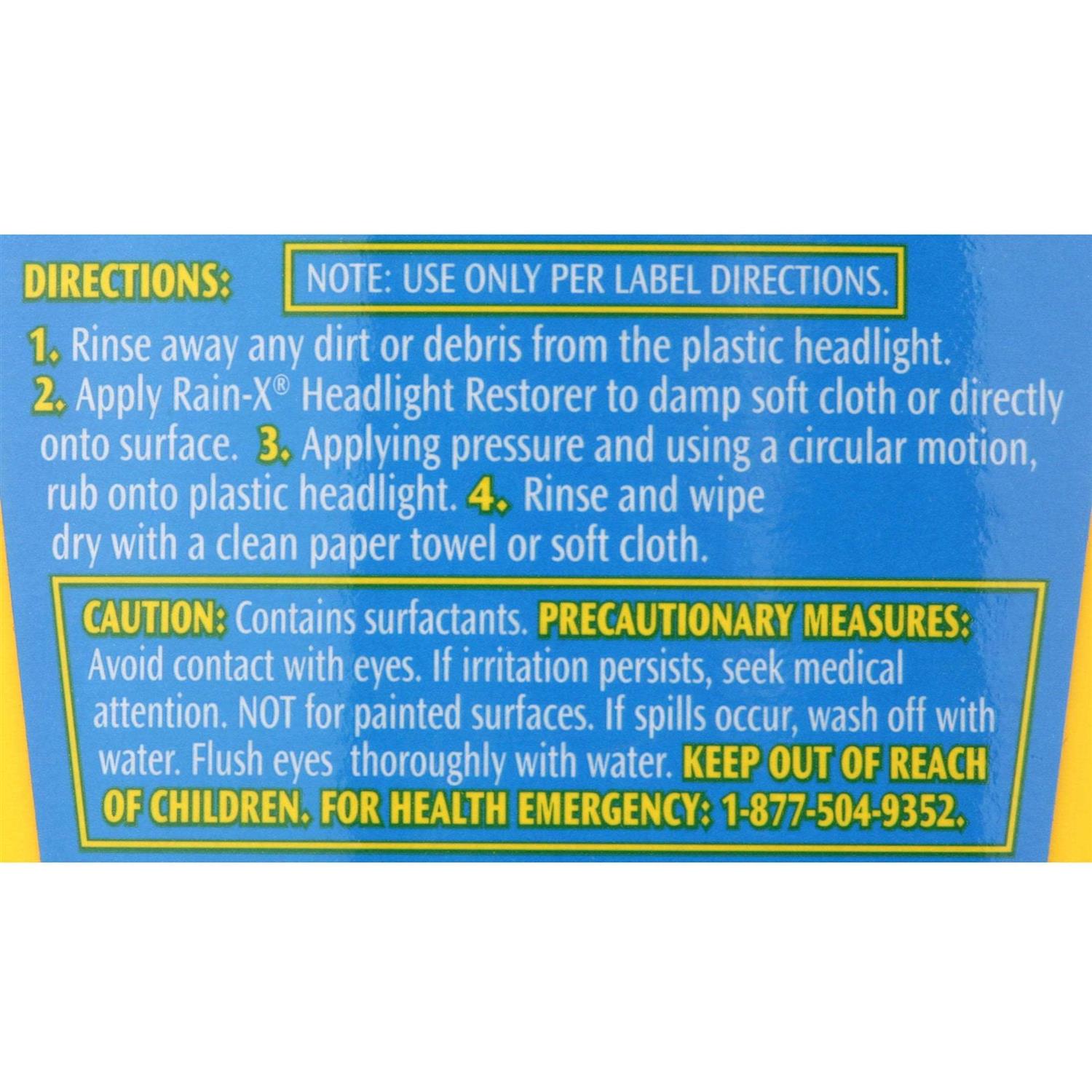 Rain X Headlight Restorer 5OZ - Cheap Fitting