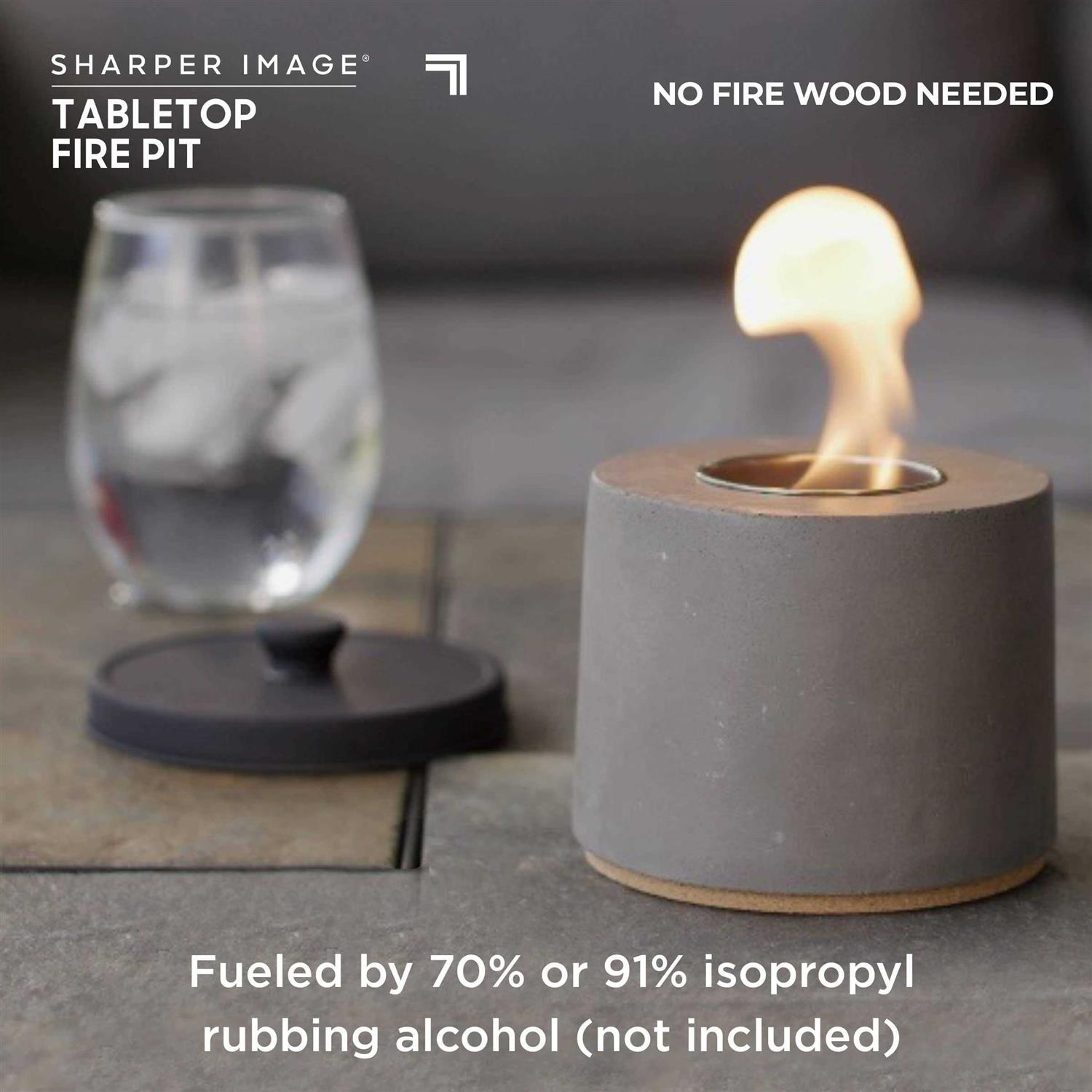 Sharper Image Tabletop Fire Pit - Cheap Fitting