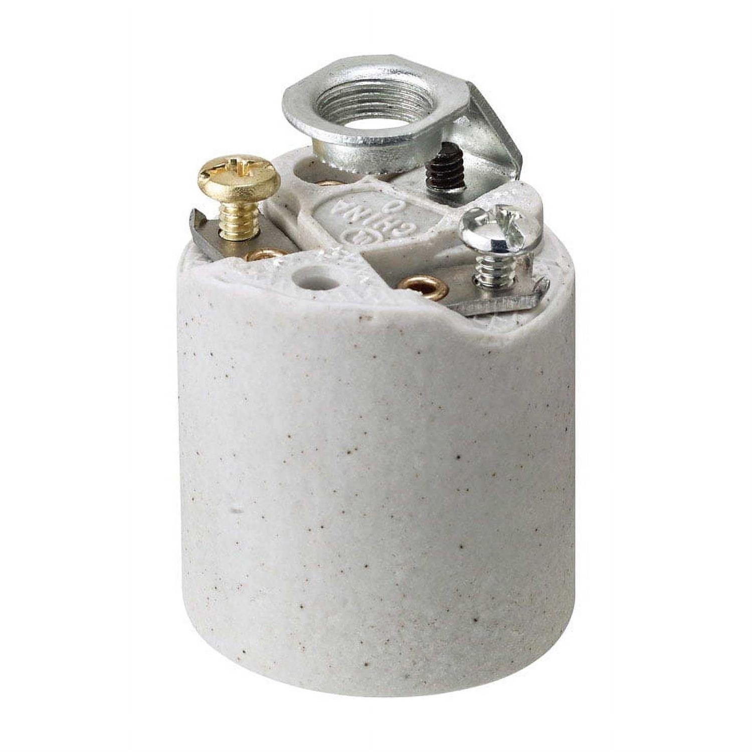 Leviton Lampholder Keyless Porcelain Medium 3152-8 - Cheap Fitting