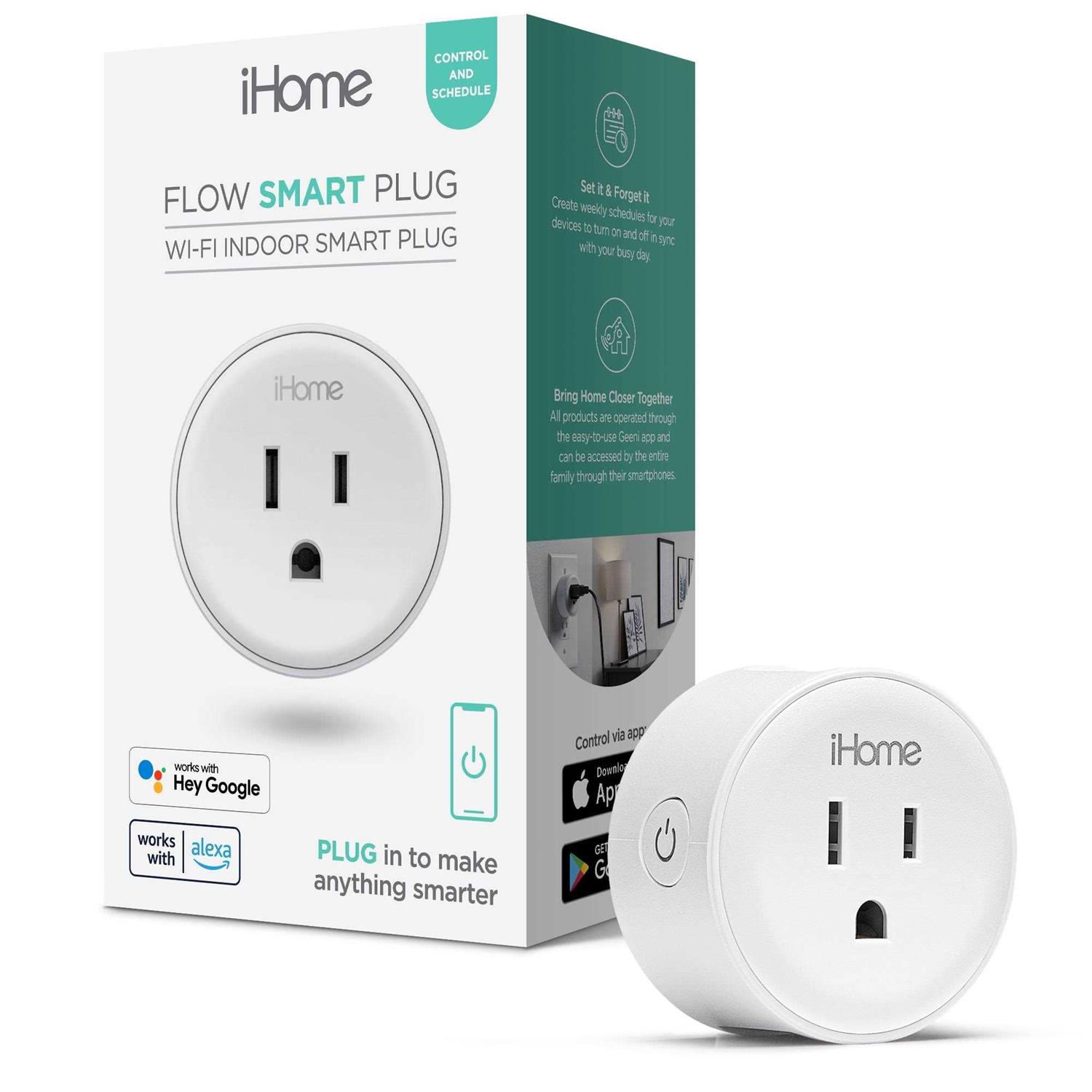 iHome Round Smart Plug - Cheap Fitting