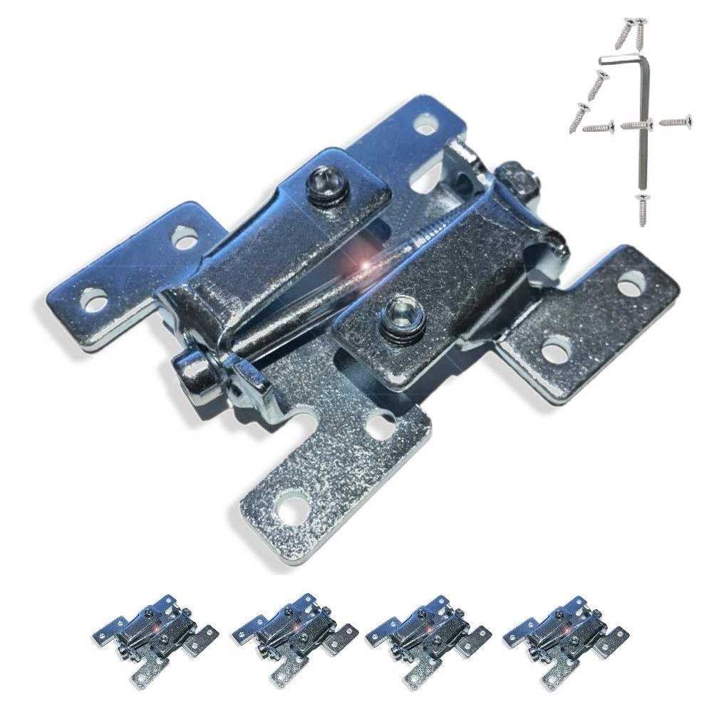 Blue Horizon Countertop Joint Fasteners Double Action 4-Pack Flip Bolt Fastener for Counter-top Table-top Connector Hardware - Cheap Fitting