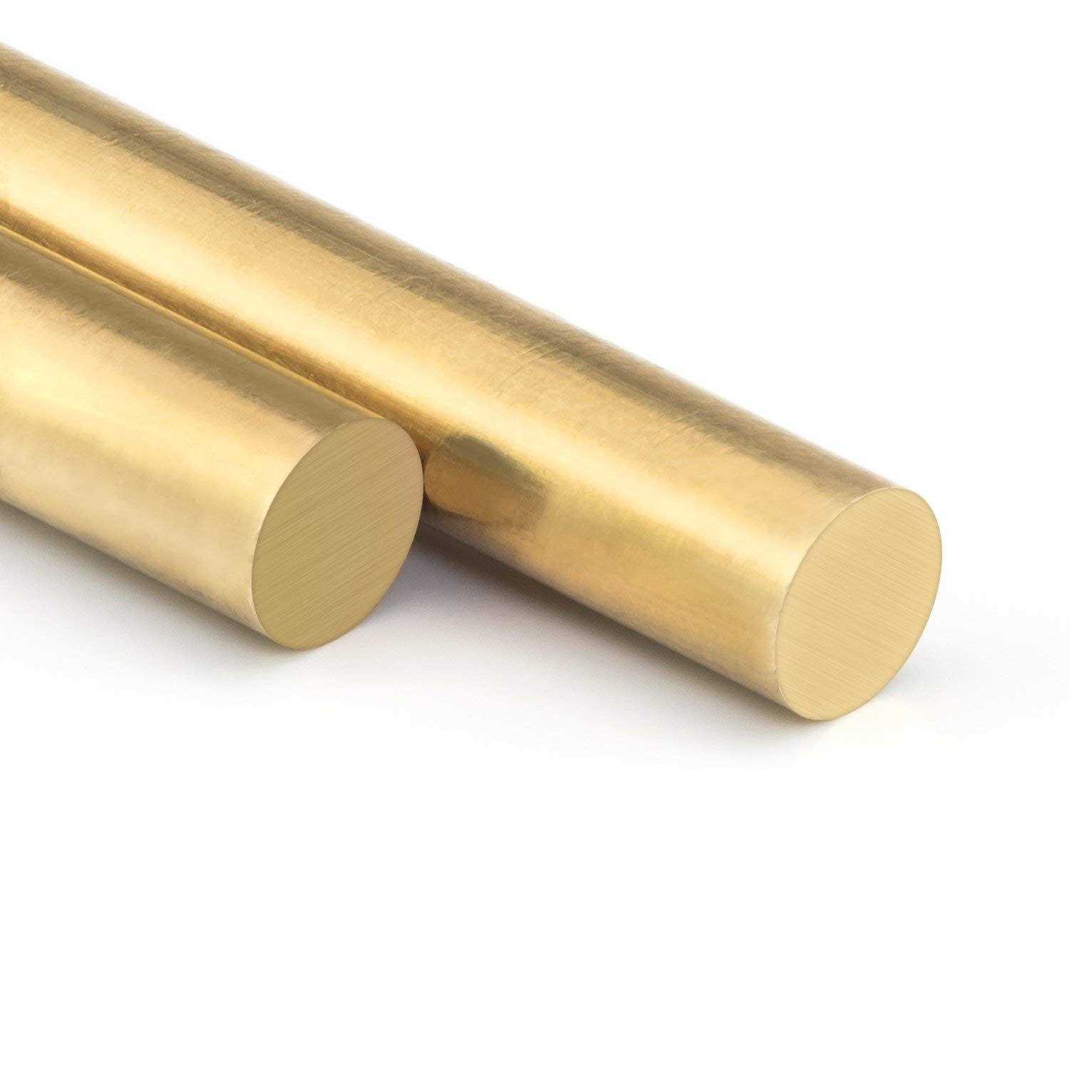 Sutemribor Brass Solid Round Rod Lathe Bar Stock Diameter - Cheap Fitting