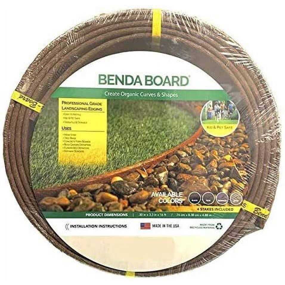 USA Made Heavy Duty Landscape Edging Garden Planter & Pathway Bender Board Edge Border Kit - Cheap Fitting