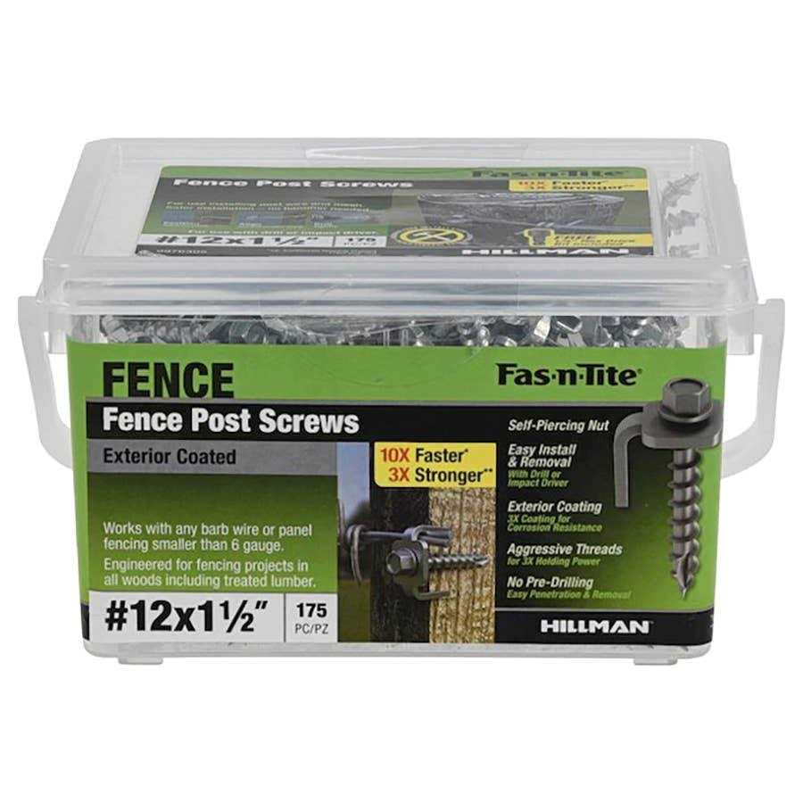 Hillman Fas-N-Tite Exterior-Coated Fence Post Screws - Cheap Fitting