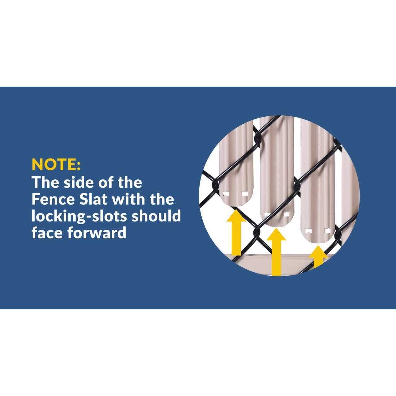 M-D Building Products M-D 6 ft. Privacy Fence Slat Black - Cheap Fitting